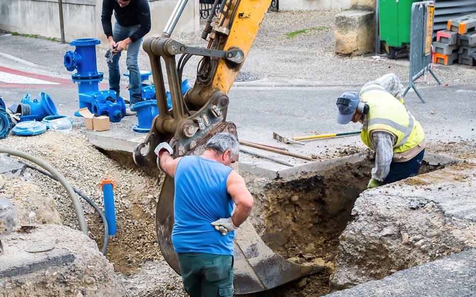 travaux assainissement L'Isle-Adam